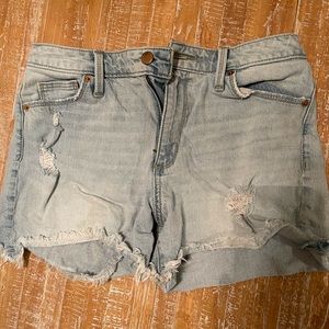Universal Threads distressed denim shorts